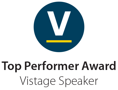 Top Performer Award Vistage Speaker logo